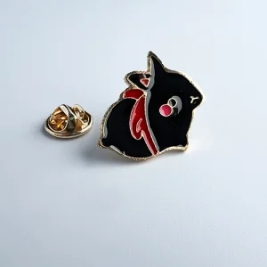 Значок Чорний кролик