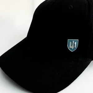 Значок на кнопке на бейсболку МП ВМС ВСУ Морская волна