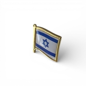 Значок прапор Ізраїль позолота