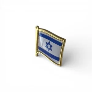 Значок прапор Ізраїль позолота