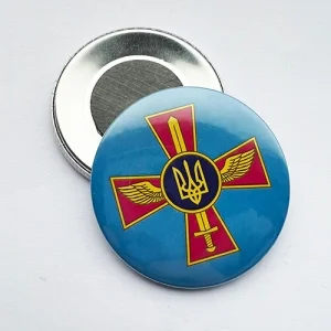 Магніт закатний Повітряних сил (Збройних сил України) 56мм