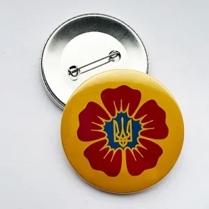 Значок закатный Мак 56мм