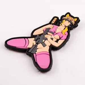 Патч/Шеврон Дівчина-кішка (рожева)