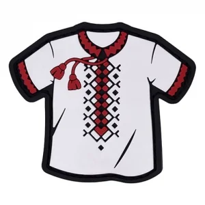 ПВХ Патч (шеврон) "Вишиванка" біла