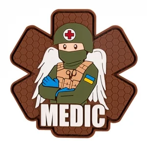 Патч/Шеврон Військовий Медик койот