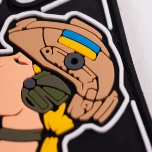 Патч/Шеврон Дівчина-піка (білявка)