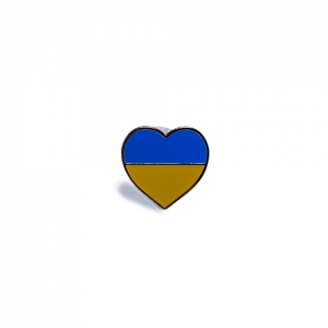 Значок патріотичний Серце України