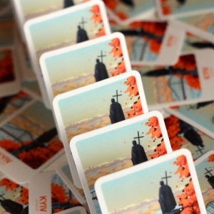 Стікер-палароїд "Київ. Володимир"