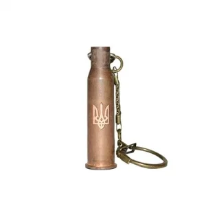 Брелок из отработанной гильзы Тризуб