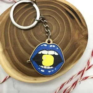 Брелок Губи вишня