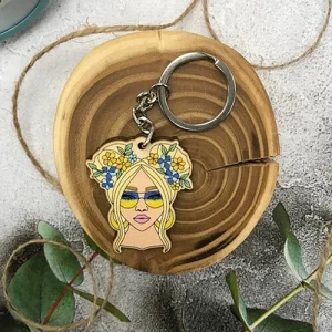 Брелок Девушка блондинка
