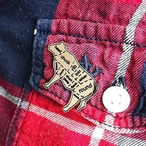 Значок КОРОВА СТЕЙК