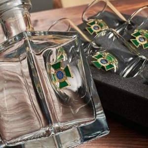 Набір БК маленький (графин+чарки ДПСУ)