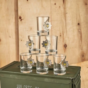 Набір БК маленький (графин+чарки Поліція)