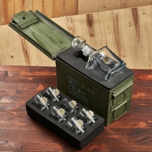 Набір БК маленький (графин+чарки Поліція)