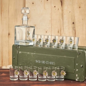 Набор БК большой (графин+рюмки Полиция)