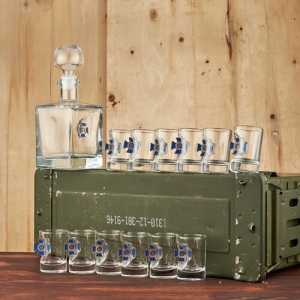 Набір БК великий (графин+чарки СБУ)