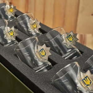 Набор БК большой (графин+рюмки Полиция)