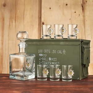 Набір БК маленький (графин+чарки Поліція)