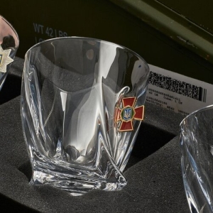 Набор БК большой (хрустальные стаканы Нац Гвардия)