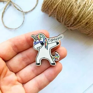 Значок Единоріг - Танцюй