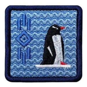 Патч Канікули в Антарктиді (6х6см)