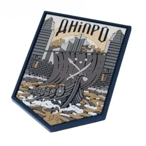 ПВХ Патч (шеврон) "Дніпро" койот