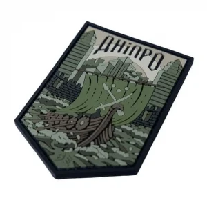 ПВХ Патч (шеврон) "Дніпро" олива