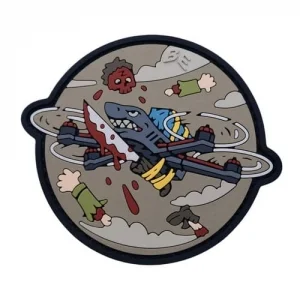 ПВХ Патч (шеврон) "FPV" койот