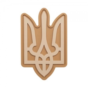 ПВХ Патч (шеврон) "Герб" фігурний койот