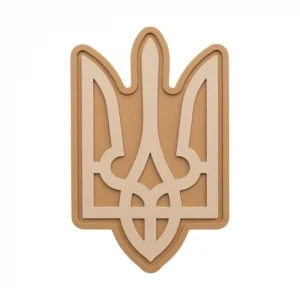 ПВХ Патч (шеврон) "Герб" фігурний койот