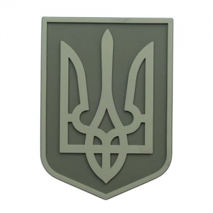 ПВХ Патч (шеврон) "Герб" олива
