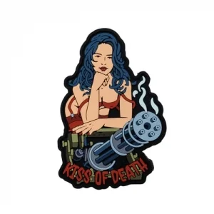 ПВХ патч (шеврон) "Kiss of death"