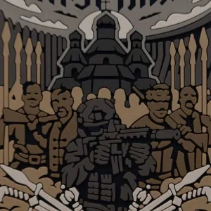 ПВХ Патч (шеврон) "Запоріжжя" койот