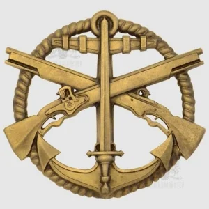 Беретный знак Морская Пехота (неутвержденный вариант)