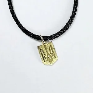 Кулон Герб України (позолота)