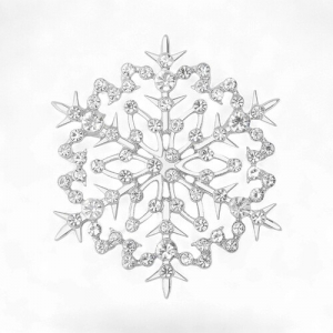 Брош Сніжинка новорічна