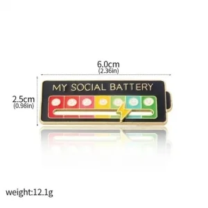 Значок Моя соціальна батарея чорна