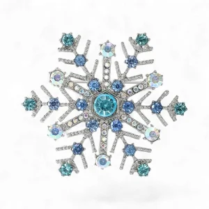 Брошь Снежинка новогодняя #19