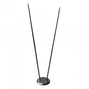 Металевий тримач під 2 прапорці (хром)