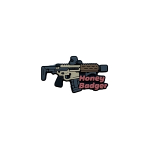 Мини ПВХ патч (шеврон) "Honey Badger"