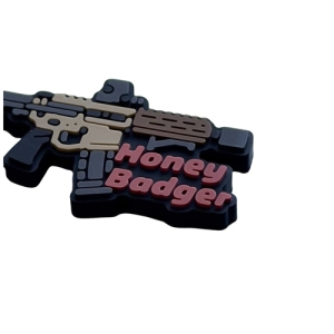 Мини ПВХ патч (шеврон) "Honey Badger"