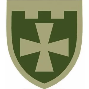 Нашивка ТрО 104 бригады ВСУ Ровно полевой