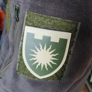 Нашивка ТрО 106 бригади ЗСУ Хмельницький польовий
