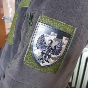 Нашивка ТрО 119 бригади ЗСУ Чернігів піксель