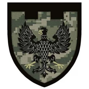 Нашивка ТрО 119 бригади ЗСУ Чернігів польовий піксель