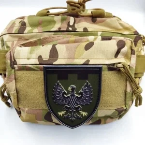 Нашивка ТрО 119 бригади ЗСУ Чернігів темна олива