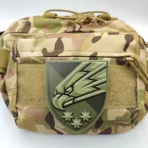 Нашивка ЗСУ 25 окрема повітряно-десантна бригада олива