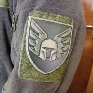 Нашивка ЗСУ 46 окрема аеромобільна бригада олива