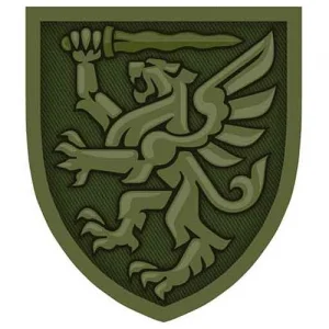 Нашивка ЗСУ 80 ОДШБр олива